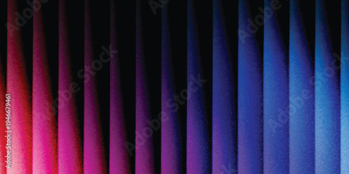 Grainy background glowing blurred color flow banner poster cover design, noise texture. Refracted Glass Gradient Effect. Ribbed glass morphism texture.