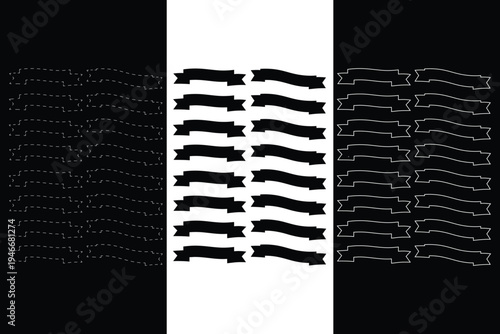 Abstract art with geometric patterns and shapes