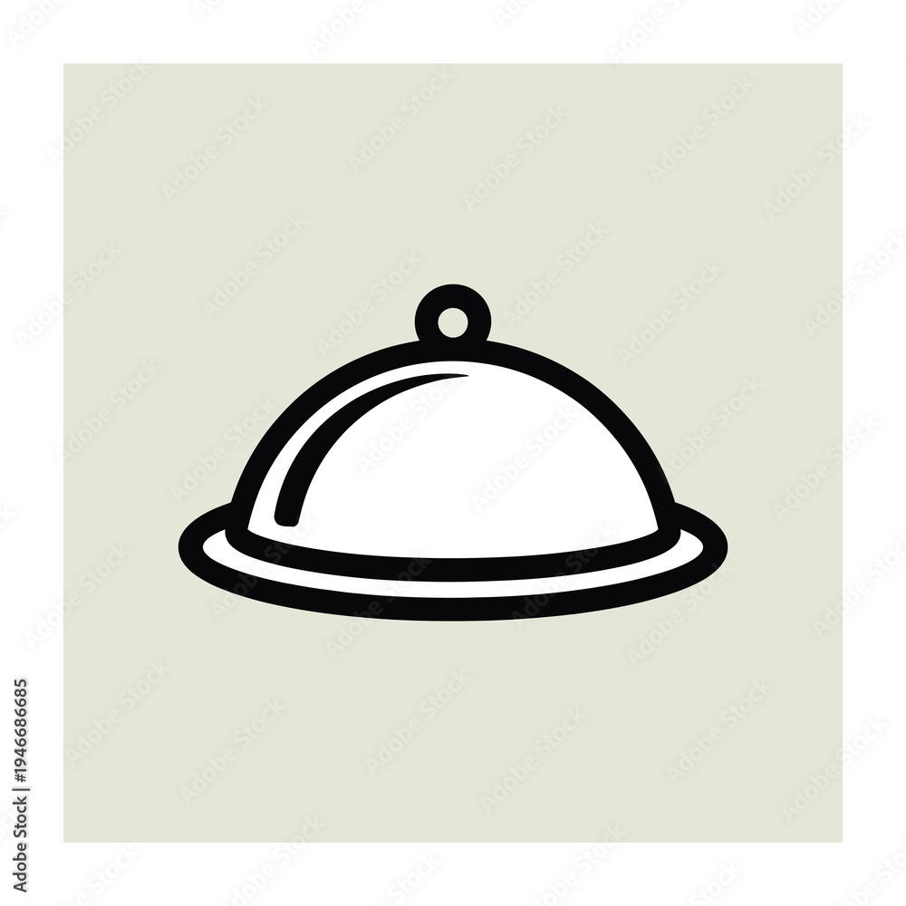 Obraz premium Vector of a serving dish