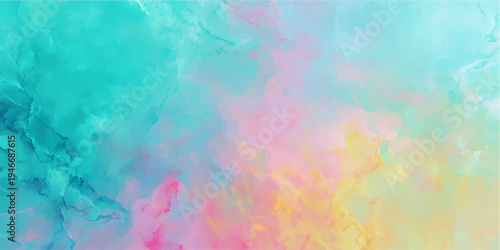Abstract watercolor textures blend harmonious shades, creating a visually stunning backdrop. showcasing a vibrant palette with a smooth gradient. 