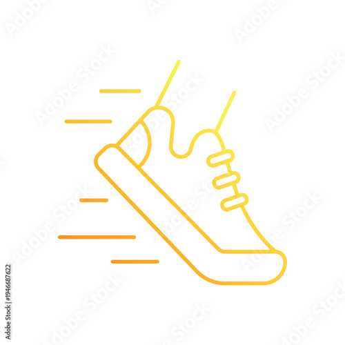 Running Shoe vector icon