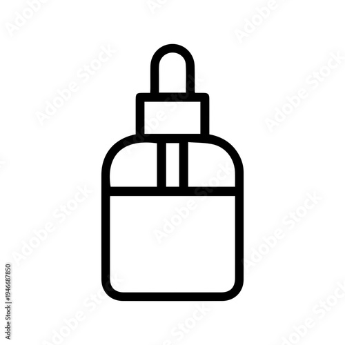 Dropper Bottle Outline Icon