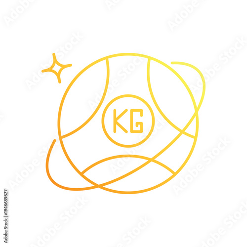 Medicine Ball vector icon