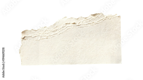  torn paper isolated on white background