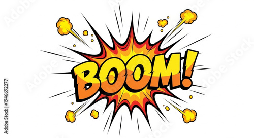 Comic Book Boom Explosion Effect.