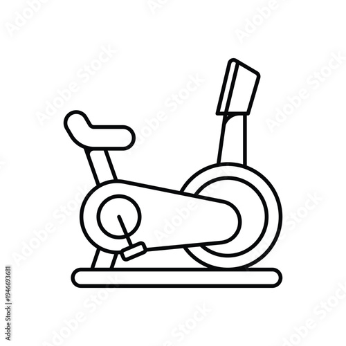 Exercise Bike vector icon