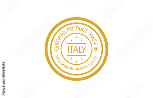 Stamp made in italy premium quality 