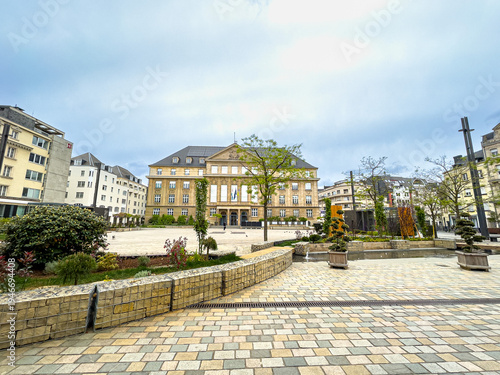 Street view of Esch-sur-Alzette, Luxembourg