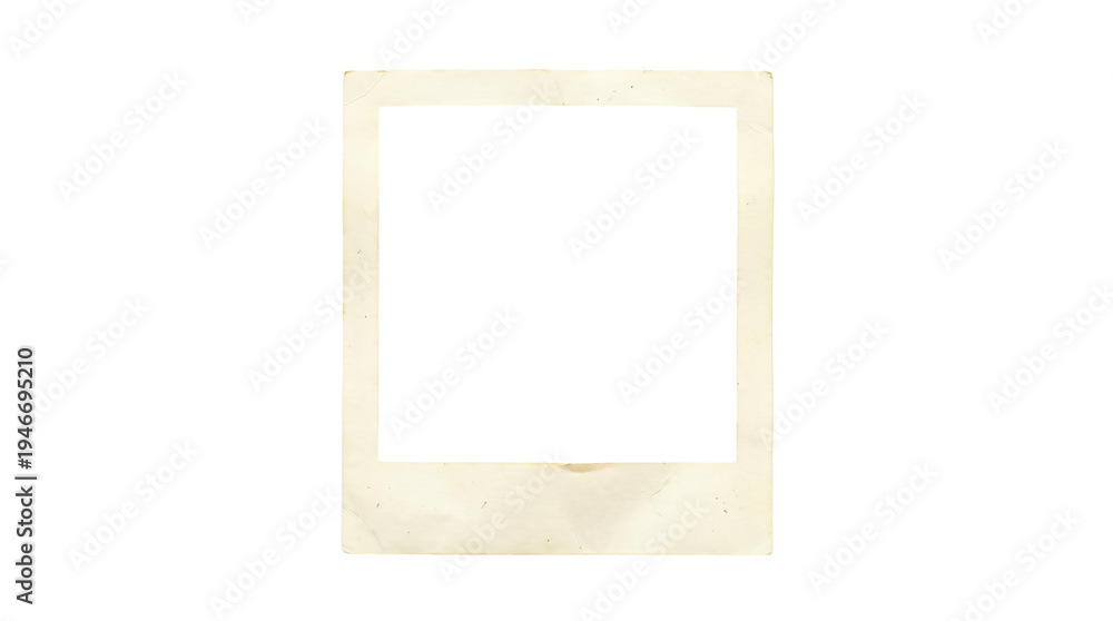 Fototapeta premium Tea bag packaging, empty white tea bag with beige border