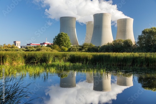Cooling tower nuclear power plant Temelin