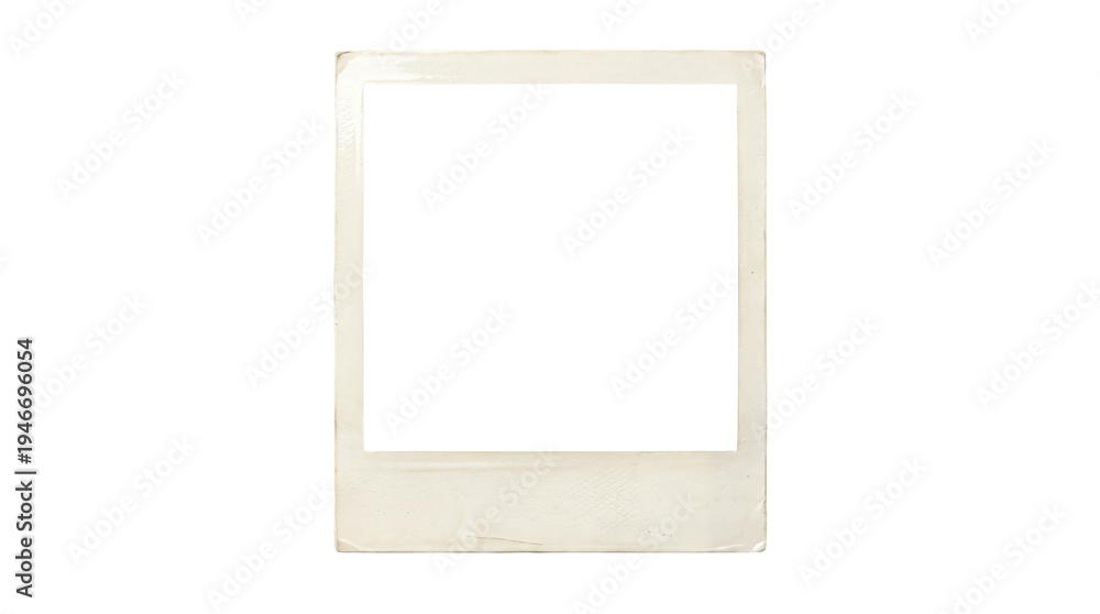 Fototapeta premium Vintage film frame on white background