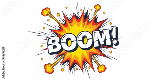 Comic Boom Explosion Effect.