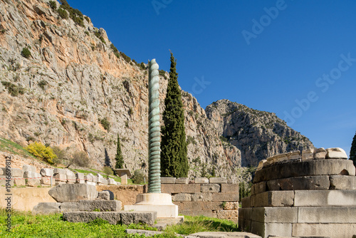 Wallpaper Mural Archaeological site of Delphi, sanctuary of Apollo and major oracle center of ancient Greece -November 14, 2025 Torontodigital.ca