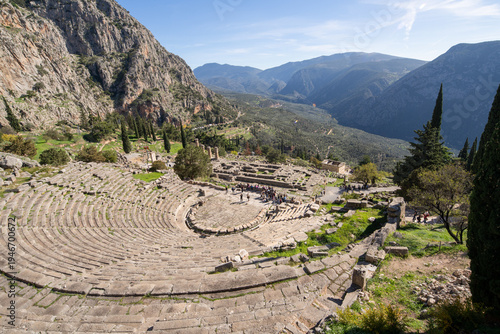 Wallpaper Mural Archaeological site of Delphi, sanctuary of Apollo and major oracle center of ancient Greece -November 14, 2025 Torontodigital.ca
