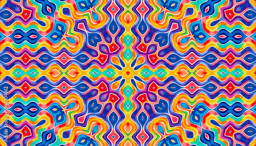 Bright multicolor background with colorful abstract pattern