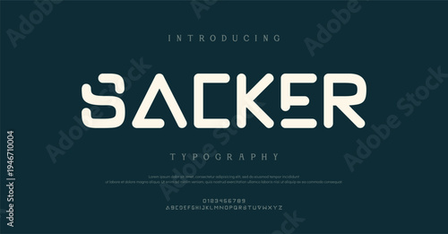 Introducing Sacker Typography Font Design