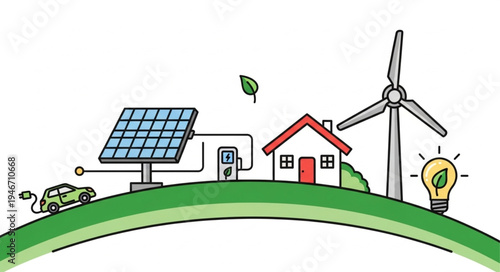 Eco Friendly Home Energy System.