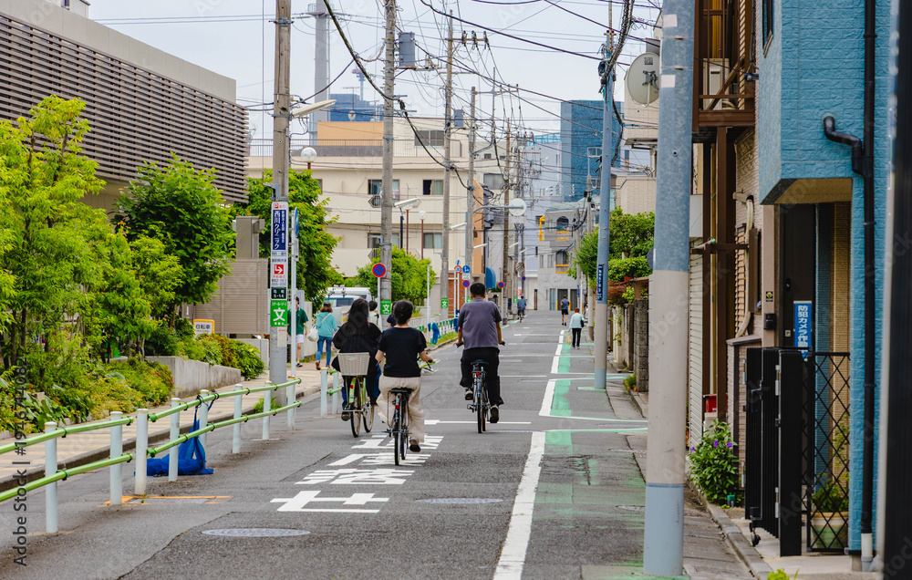 Obraz premium 亀有駅周辺