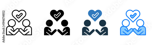 Respect icon multiple style 