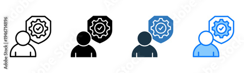 Integrity icon multiple style 