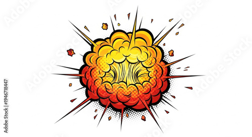 Explosion blast boom fire.