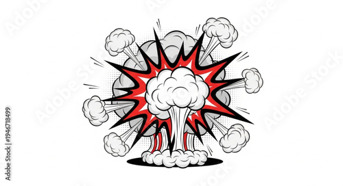 Explosion blast boom fire.