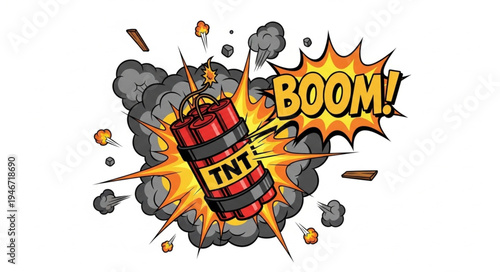 Exploding TNT Dynamite Barrel.