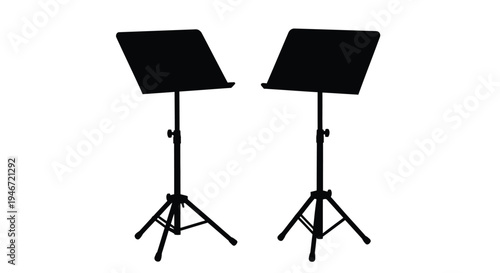 Two padel rackets and balls depicted in a stark black silhouette