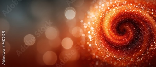 Red and white glitter spiral effect mesmerizing spiral of red and white glitters creating a dazzling and dynamic visual effect perfect for celebrations