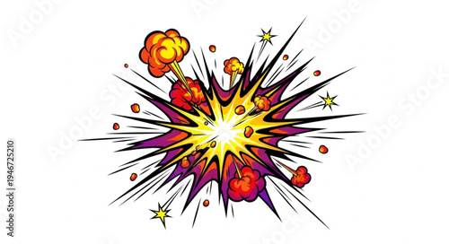 Explosion Blast Fire Effect.