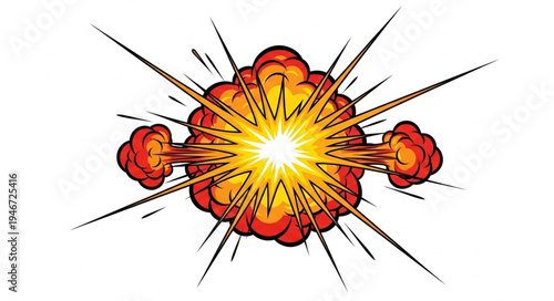 Explosion blast fire power.