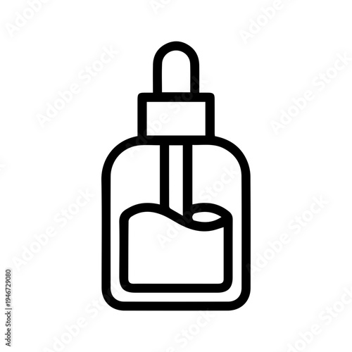Cosmetic Dropper Bottle Icon