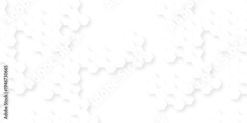 White paper texture abstract grid tile seamless hexagon wall creative metal business wallpaper texture background.