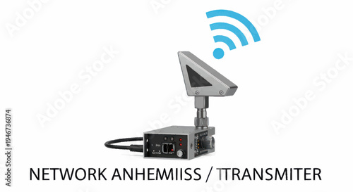 Modern Wireless Network Transmitter Device.