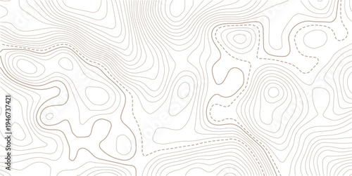 Topographic gold luxury map background. Geographic abstract pattern.Grid map. Pattern of contour lines. Abstract vector illustration