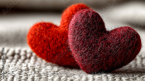 red heart on a black background