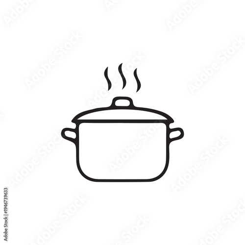 vector illustration of a pan