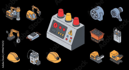Industrial Equipment and Control Panel Collection.