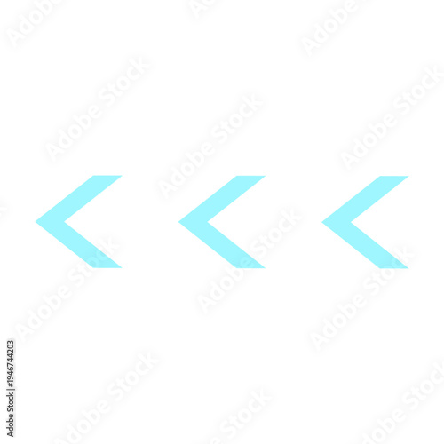 Triple Left Arrow Icon