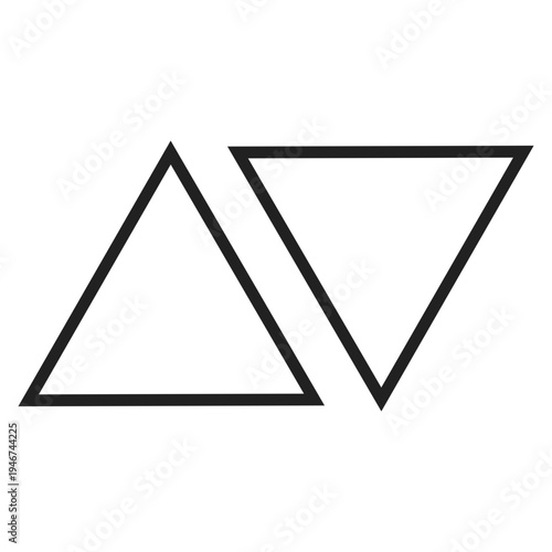 Abstract Triangle Logo Icon