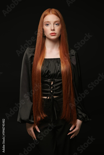 Midnight Ginger Elegance