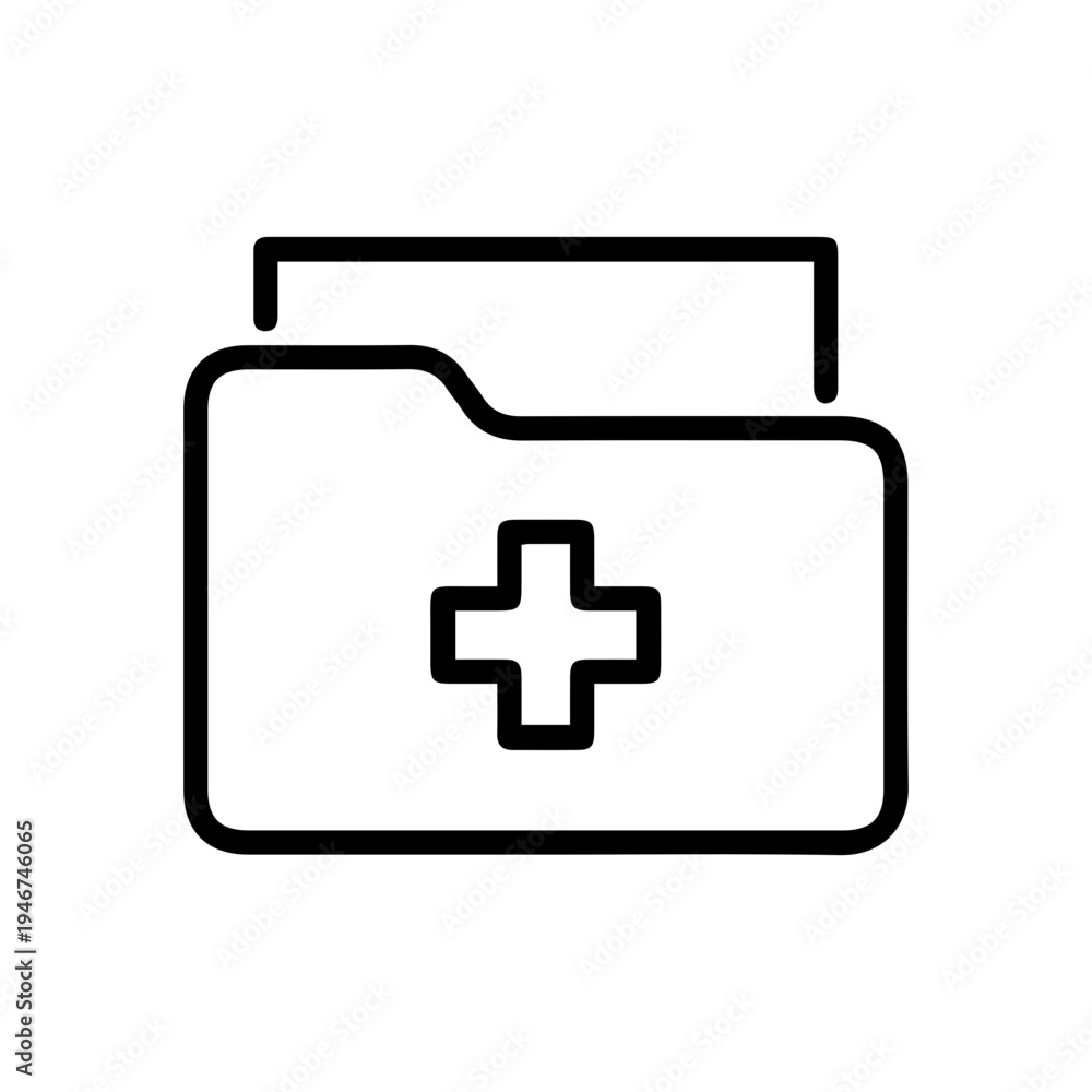 Obraz premium Medical Folder Icon