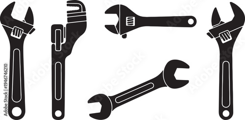 Adjustable Wrenches and Spanners Collection