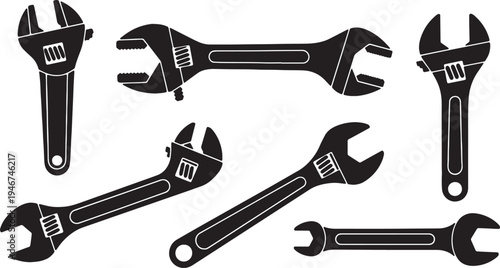 Adjustable Wrenches and Spanners Collection