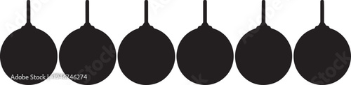 Black Solid Aerial Shell Sphere Fuse Shapes