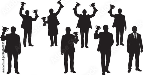 Business Awards Ceremony and Recognition Silhouettes