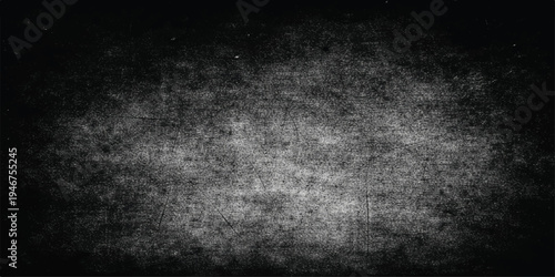 Abstract grunge black and white background with a dark textured stone pattern and aged vintage concrete surface for a grungy old paper backdrop design