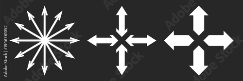 Intersecting overlapping circles and rings element, vector illustration, geometric design, abstract shapes for data visualization