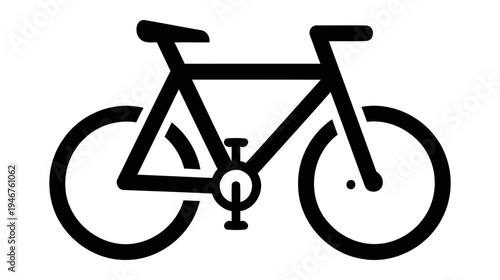 Illustration of Bicycle icon bike symbol