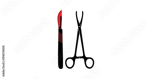 Medical Instruments: Surgical Scalpel And Forceps, Essential Tools For Healthcare Practices